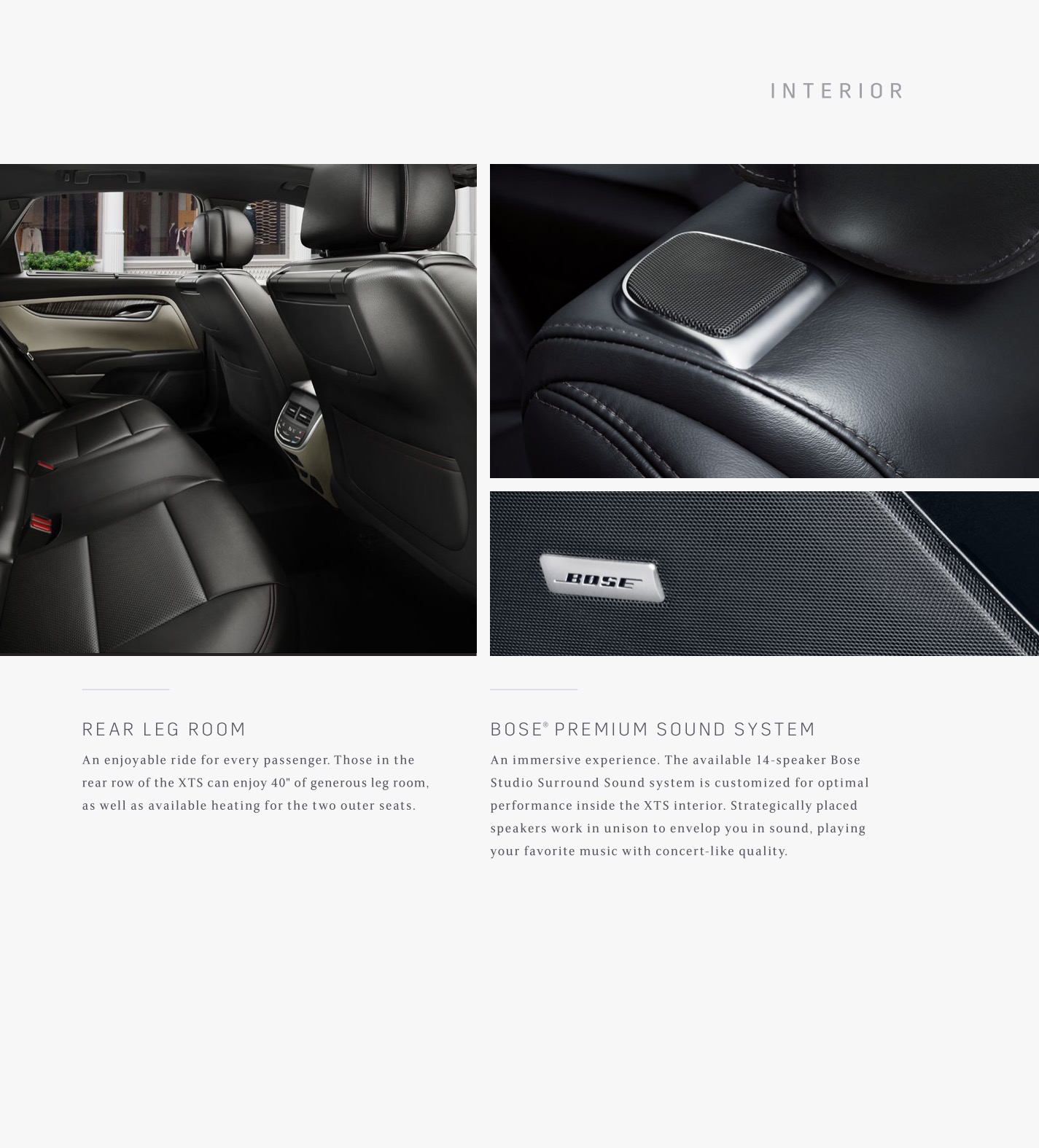 2016 Cadillac XTS Brochure Page 45